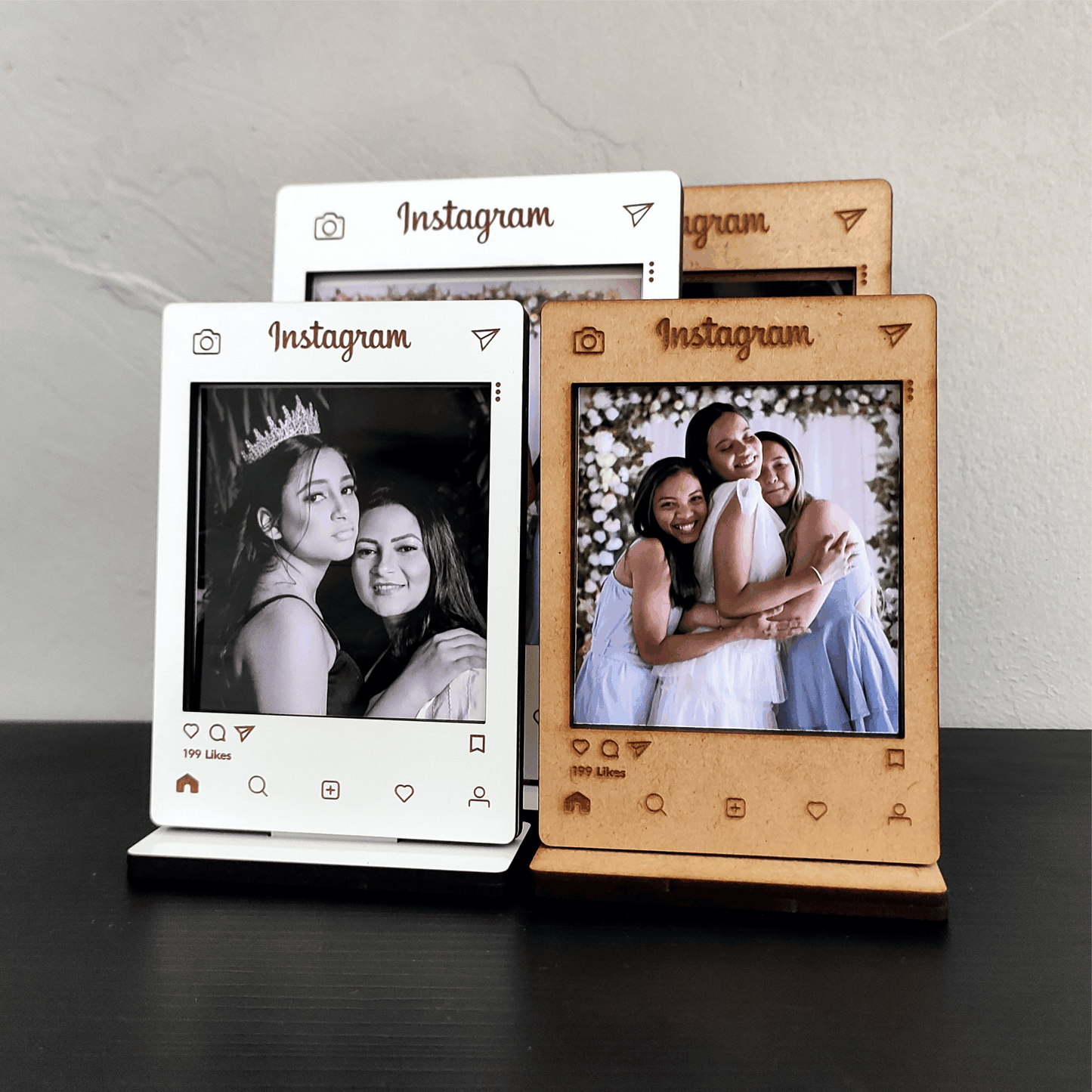 Porta Retrato em MDF, Postagem do Instagram