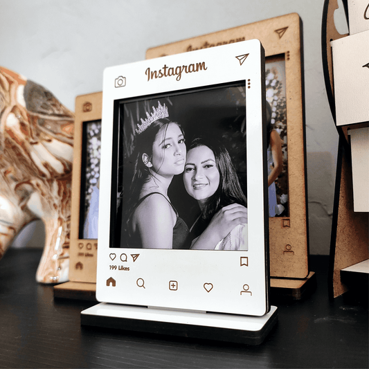 Porta Retrato em MDF, Postagem do Instagram